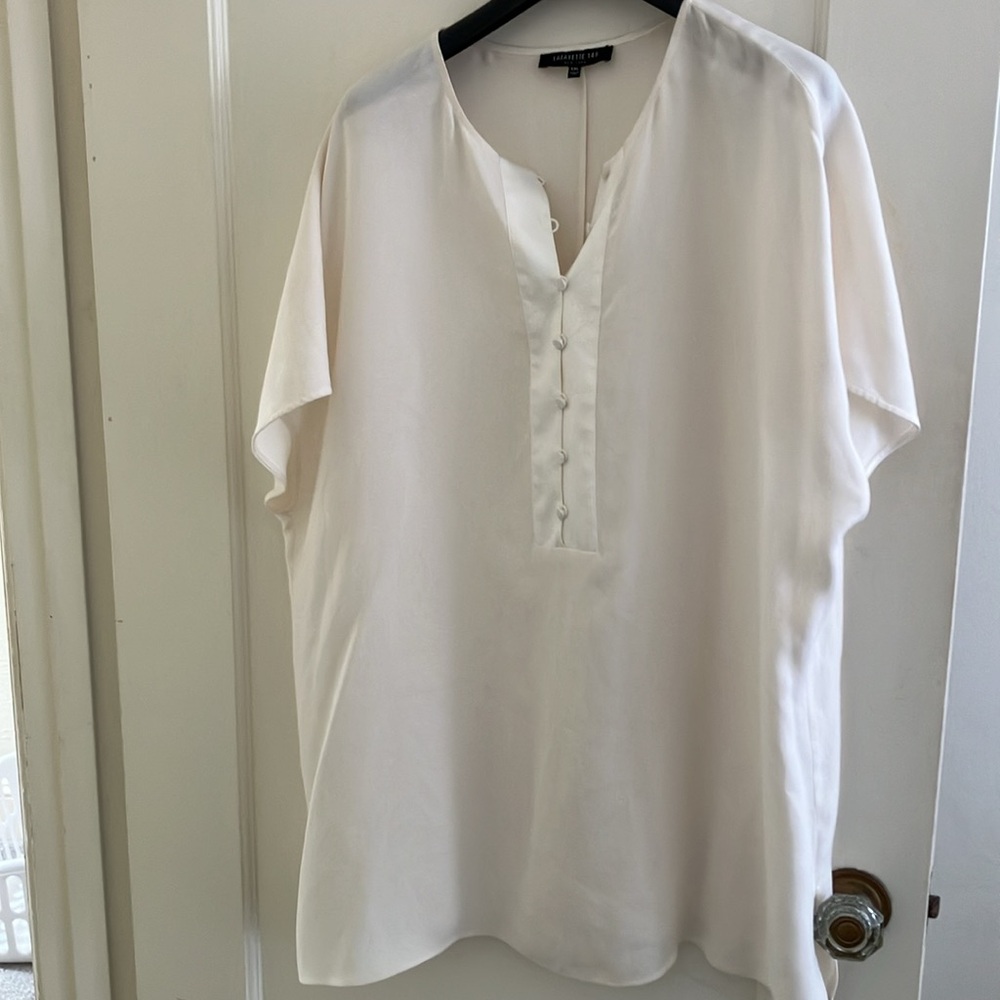 Lafayette 148 Silk Tunic Top size XXL